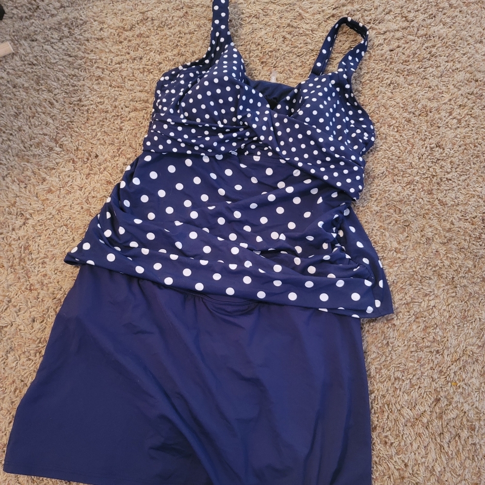 Land's End Tankini and Skirt Swimsuit